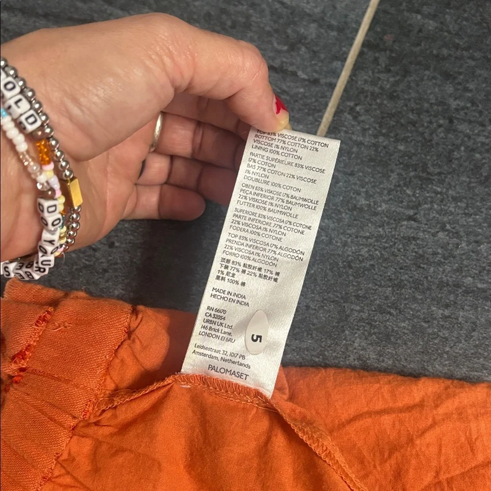 Fun Orange Free People Shorts